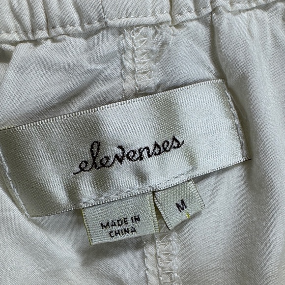 Anthropologie Elevenses Filigree Ivory Lace Shorts Size M - Picture 3 of 11